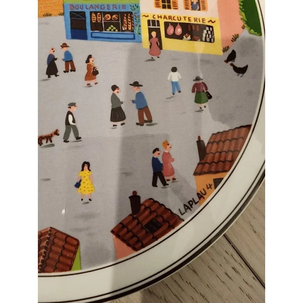 Villeroy & Boch Design Naif Old Village - Large Cake Gateaux Stand Plate - 8